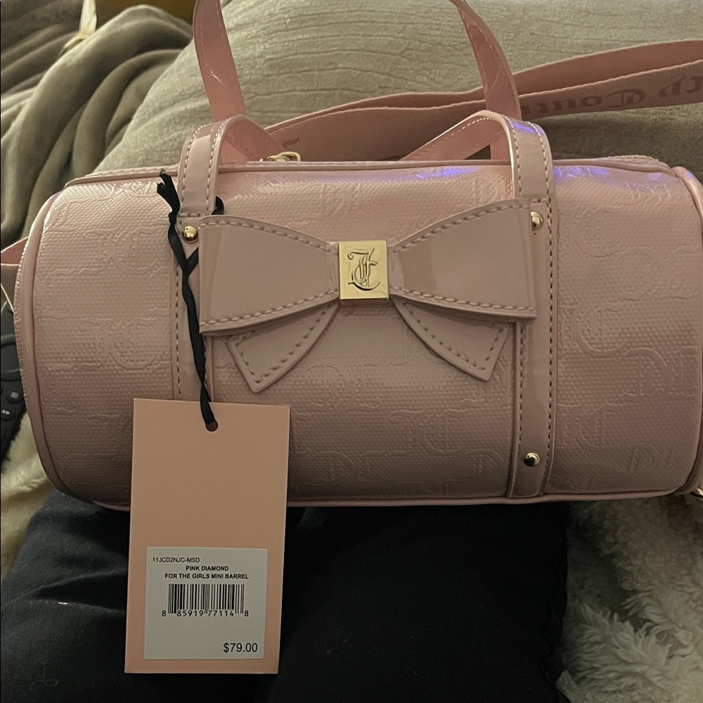 Juicy Couture Blush Pink Mini Barrel Bag